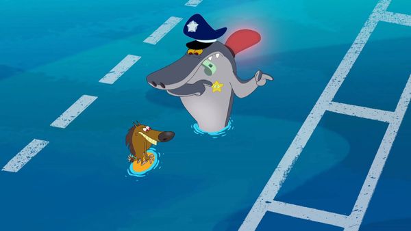 Zig & Sharko - Dever do policial | Cowboys de recife de coral | The King Highway