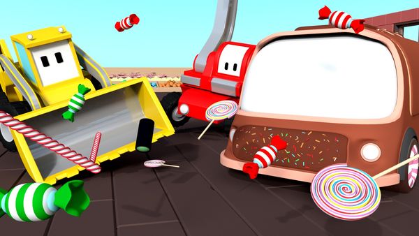 Tiny Trucks - Confeitaria / Lava-carros / Piscina / Balanço gigante