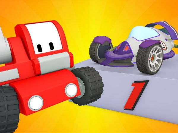 Tiny Trucks - Carros esportivos / Entrega de pizza / Cinema / Dia da Biblioteca