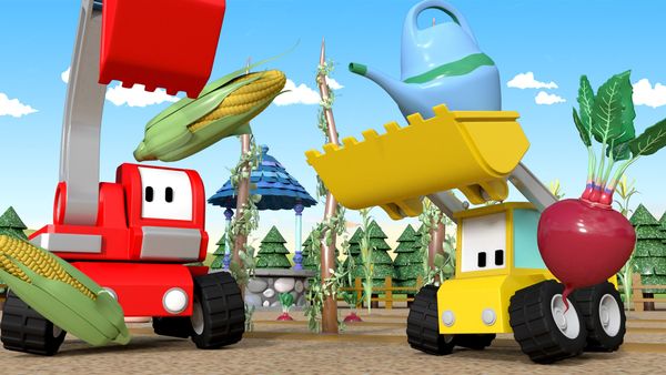 Tiny Trucks - Fazenda / Chapéu mágico / Parede da China / Feira de frutas