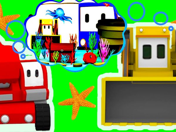 Tiny Trucks - Aquário / Avião Reator / Balão de ar quente / Submarino