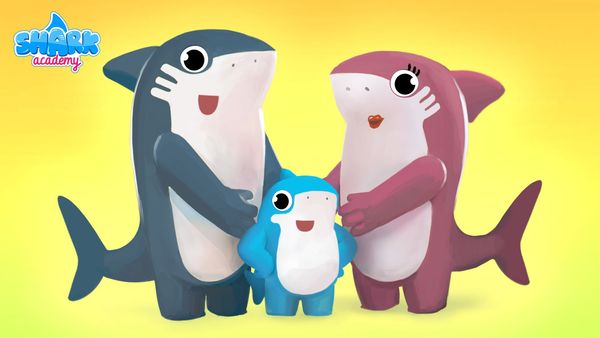 Shark Academy - Baby Shark / Feliz Aniversário - Parabéns pra Você / O Velho Macdonald / Abc canção