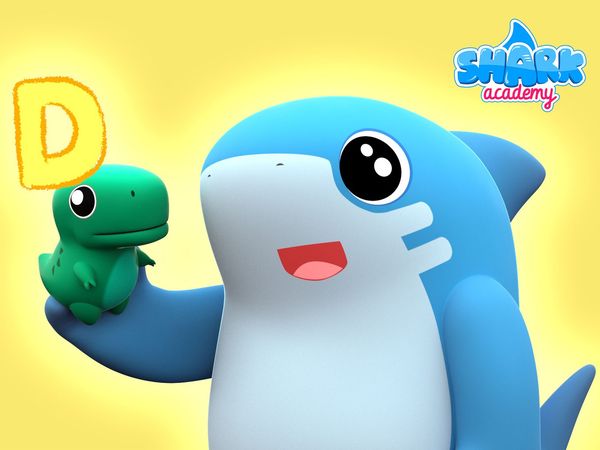 Shark Academy - Letras e sons / Los números / Segurança na estrada / Frutas e Verduras