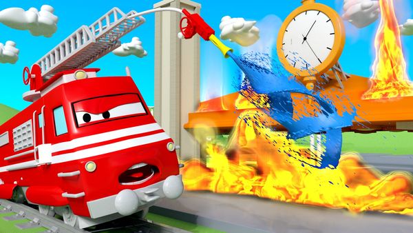 Troy the Train - Troy, o trem bombeiro, apaga o fogo / Luzes de Natal / O trem Creaneve / O accidente do pequenho trem