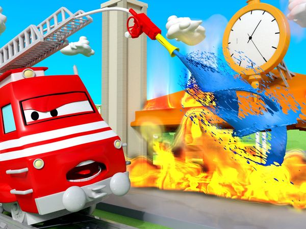 Troy the Train - Troy, o trem bombeiro, apaga o fogo / Luzes de Natal / O trem Creaneve / O accidente do pequenho trem