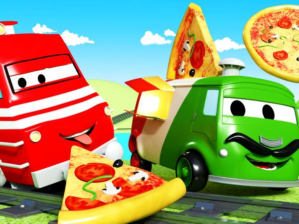 Troy the Train - Carlo faz pizza para uma festa / Charlie está preso no túnel da montanha / Jerry se machuca durante o treino / Katie e o Desfile de Arte