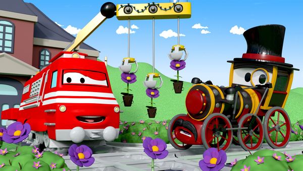 Troy the Train - Troy o trem jardineiro encontra Lord Byron / Troy o Trem Aspirador / Troy viaja para o espaço / Troy se transforma em um avião a jato