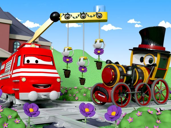Troy the Train - Troy o trem jardineiro encontra Lord Byron / Troy o Trem Aspirador / Troy viaja para o espaço / Troy se transforma em um avião a jato
