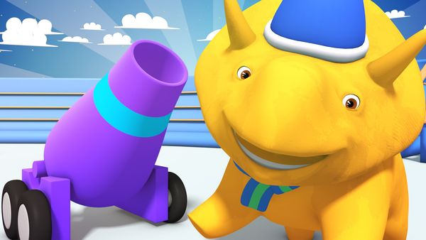Dino the Dinosaur - Aprenda cores com animais / Fogos de artifício coloridos / Os fantasmas do Dia das Bruxas / Futebol Americano