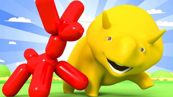 Dino the Dinosaur - Dino aprende animais com balões / Dino aprende as cores e joga golfe / Dino e Dina aprendem números / Dino e Dina aprendem as horas das refeições