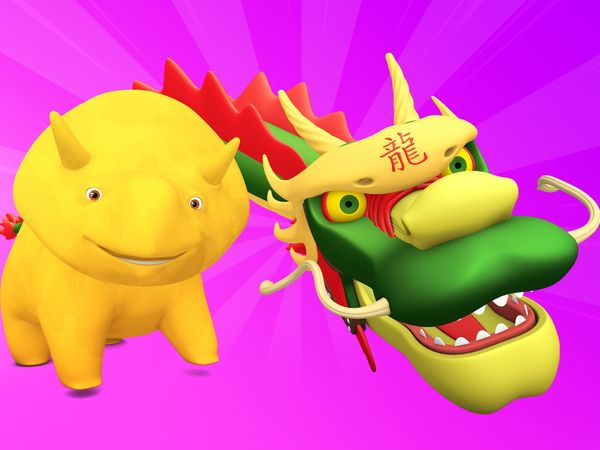 Dino the Dinosaur - Dino aprende números procurando minhocas / Aprendendo sobre cores com basquete! / Aprenda os números com o Futebol Americano / Dia das Mulheres