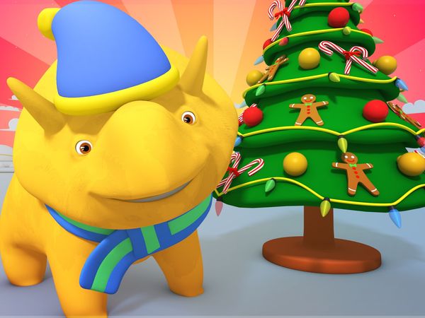 Dino the Dinosaur - Aprenda cores com Dino e Dina brincando de Bingo / Jantar para seis! / No title / Aprenda direita e esquerda com Dino e Dina