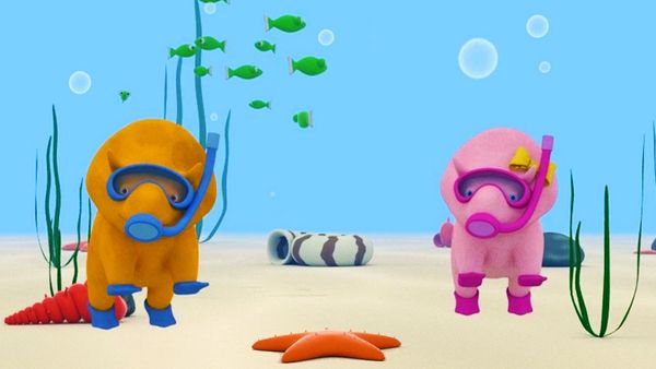 Dino the Dinosaur - Peces en el mar / Play Doh