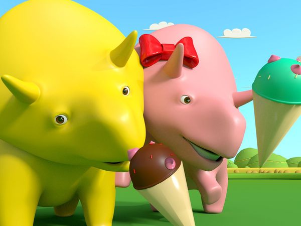 Dino the Dinosaur - Aprende Números Con Helados / Aprende Números Con Pasteles
