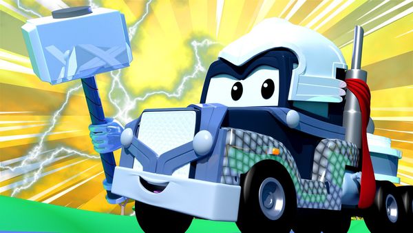 Car City: Tom's Paint Shop - MaTiny Town es el Señor Increible / Bebé Hector es Jack Jack