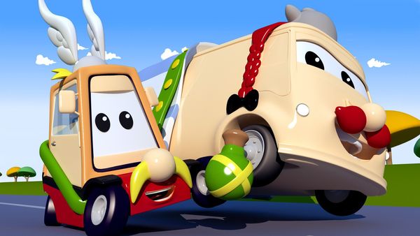 Car City: Tom's Paint Shop - Bebé francis y Carl son Asterix & Obelix / Hector es un murciélago