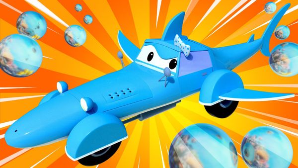 Car City: Tom's Paint Shop - MaTiny Town es Capitan America / Carl the Super Truck es Thor
