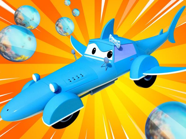 Car City: Tom's Paint Shop - MaTiny Town es Capitan America / Carl the Super Truck es Thor
