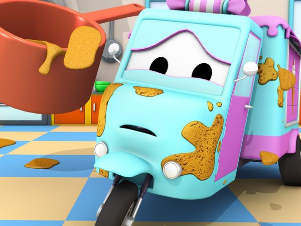 Car City: Tom's Car Wash - Carrie el Auto de Caramelos / Rocky El Cohete