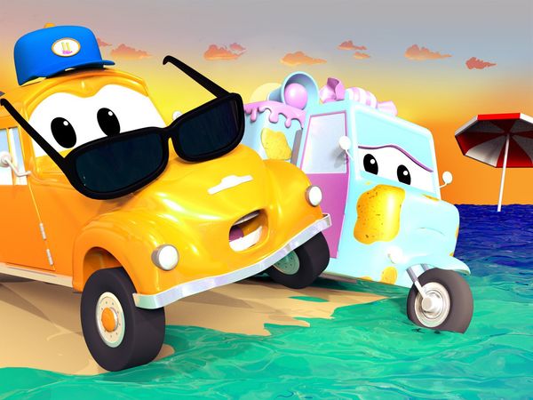 Car City: Tom's Car Wash - Baby Francis tiene dos Calabazas atrapadas en sus tenazas / Carrie el Carro de Caramelo