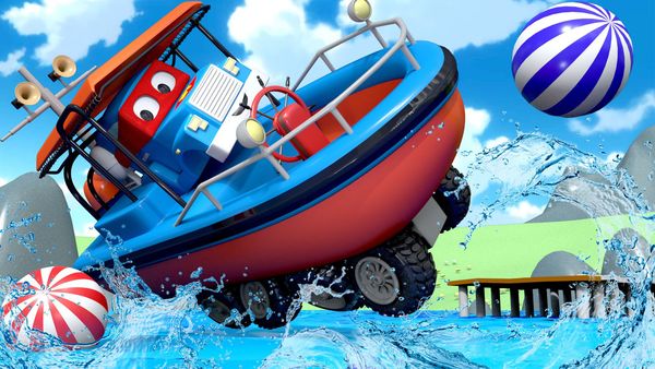 Car City: Super Truck - Vacaciones en el espacio / El Camión Tobogán Acuático