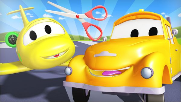 Car City: Tom the Tow Truck - La Hoja Empujadora se Cayó / Tyler el Travieso se estrella en el Parque