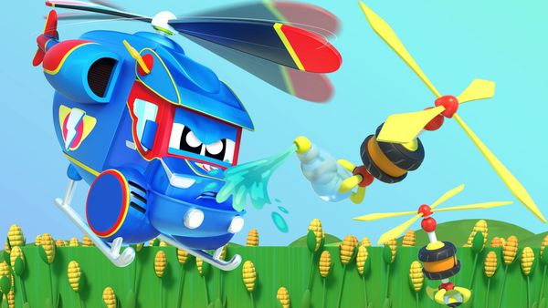 Car City Super: Super Truck - Halloween: Aplanadora y Cocodrilo / Ladrón de dulces