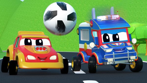 Car City Super: Super Truck - Super Policía persigue a un fantasma / Limpiando basura y aprendiendo reciclaje