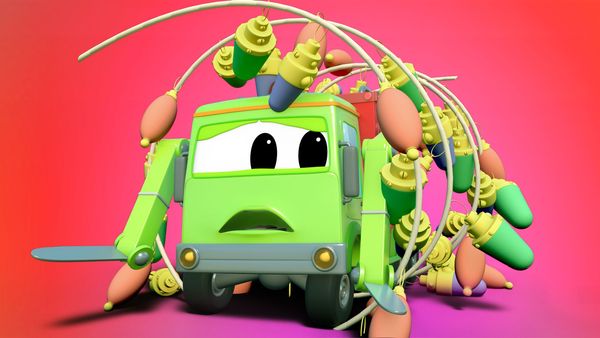 Car City Super: Super Truck - Apagón esperando la Navidad/ Sitio de Construcción y el bus escolar