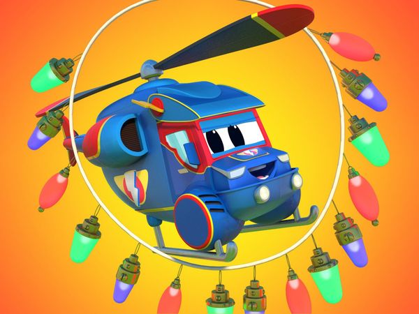 Car City Super: Super Truck - Apagón esperando la Navidad/ Sitio de Construcción y el bus escolar