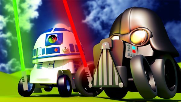 Car City: Troy the Train - El satélite en el espacio / La transportadora de autos