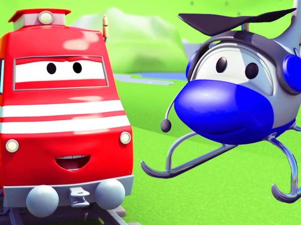 Car City: Troy the Train - La cima de la montaña / El tren rueda