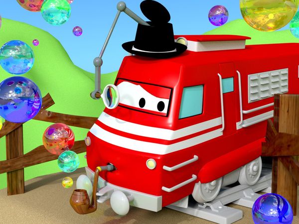 Car City: Troy the Train - El Tren Fiesta salva la noche / Troy the Train el Doctor cuida a Tino