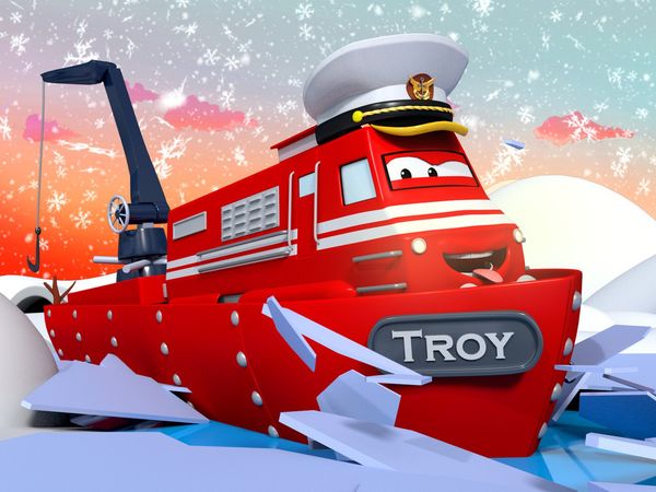 Car City: Troy the Train - Un incendio / El tren de acrobacias