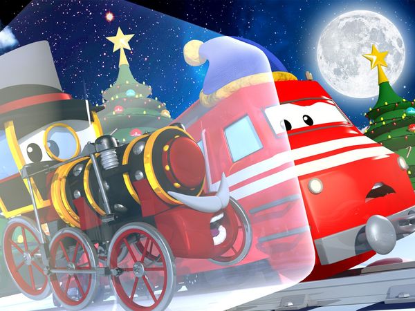 Car City: Troy the Train - Troy the Train el submarino encuentra un tesoro / El disco tren