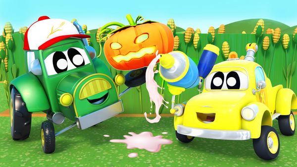 Car City Super: InvenTom The Tow Truck - El Remolcador y los Tiburones / Marley quiere vencer a Jerry en carrera