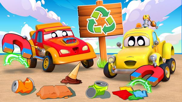 Car City Super: InvenTom The Tow Truck - Tom the Tow Truck el Inventor Busca el Tesoro / El Congelador de Tiempo