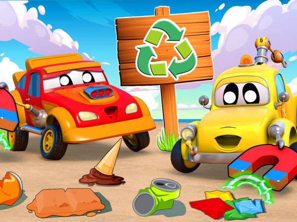 Car City Super: InvenTom The Tow Truck - Tom the Tow Truck el Inventor Busca el Tesoro / El Congelador de Tiempo