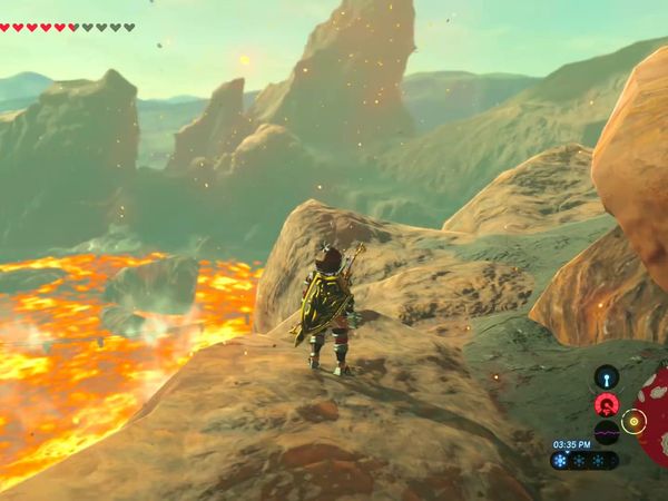 The Legend of Zelda - Breath of the Wild Gameplay - Zebra Gamer - Frost Talus & Igneo Talus Bosses!
