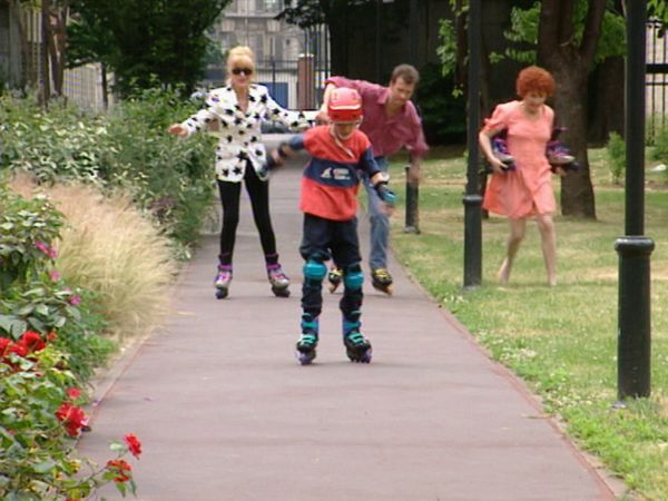 Un homme à domicile - Rollers