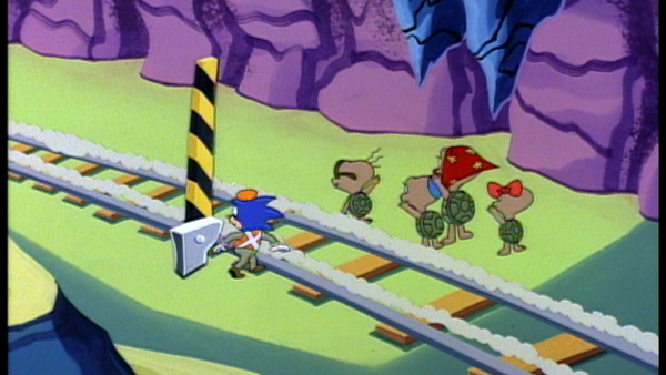 Les Aventures de Sonic le Hérisson - Sonic souterrain