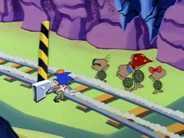 Les Aventures de Sonic le Hérisson - Sonic souterrain