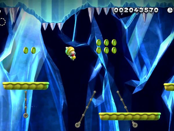 New Super Mario Bros. U Deluxe Gameplay - Zebra Gamer - Frosted Glacier! Yelllow Toad!