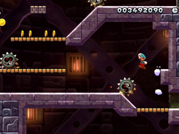 New Super Mario Bros. U Deluxe Gameplay - Zebra Gamer - Rock-Candy Mines! Nabbit!