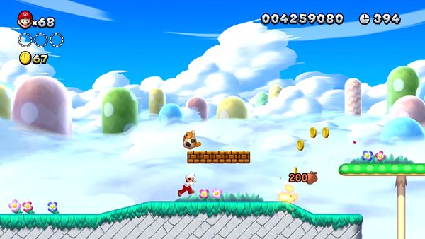 New Super Mario Bros. U Deluxe Gameplay - Zebra Gamer - Meringue Clouds! Toadette!