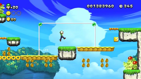 New Super Mario Bros. U Deluxe Gameplay - Zebra Gamer - Sparkling Waters! Luigi!