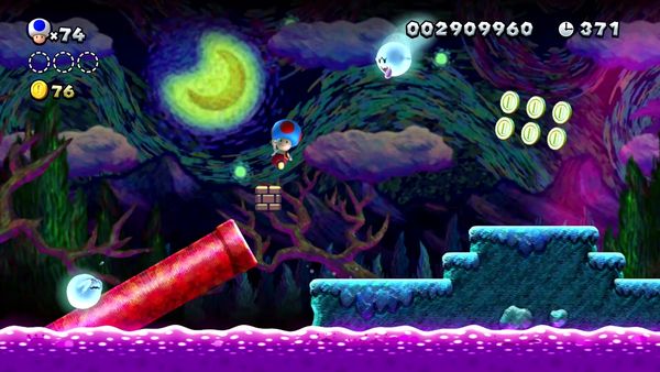 New Super Mario Bros. U Deluxe Gameplay - Zebra Gamer - Soda Jungle! Blue Toad!