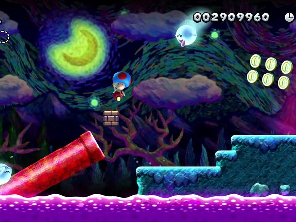 New Super Mario Bros. U Deluxe Gameplay - Zebra Gamer - Soda Jungle! Blue Toad!