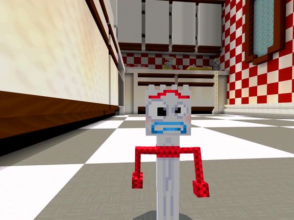 Toys In Minecraft by NitroLukeDX - Forky has a Child!?