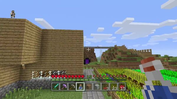 PS4 Gameplay Minecraft - Zebra Gamer - Villager Trading